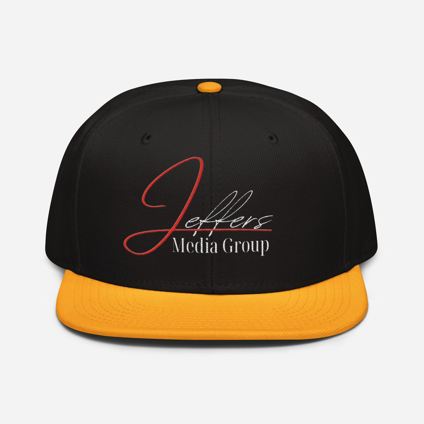 Jeffers Media Group Red J/White (Snapback)