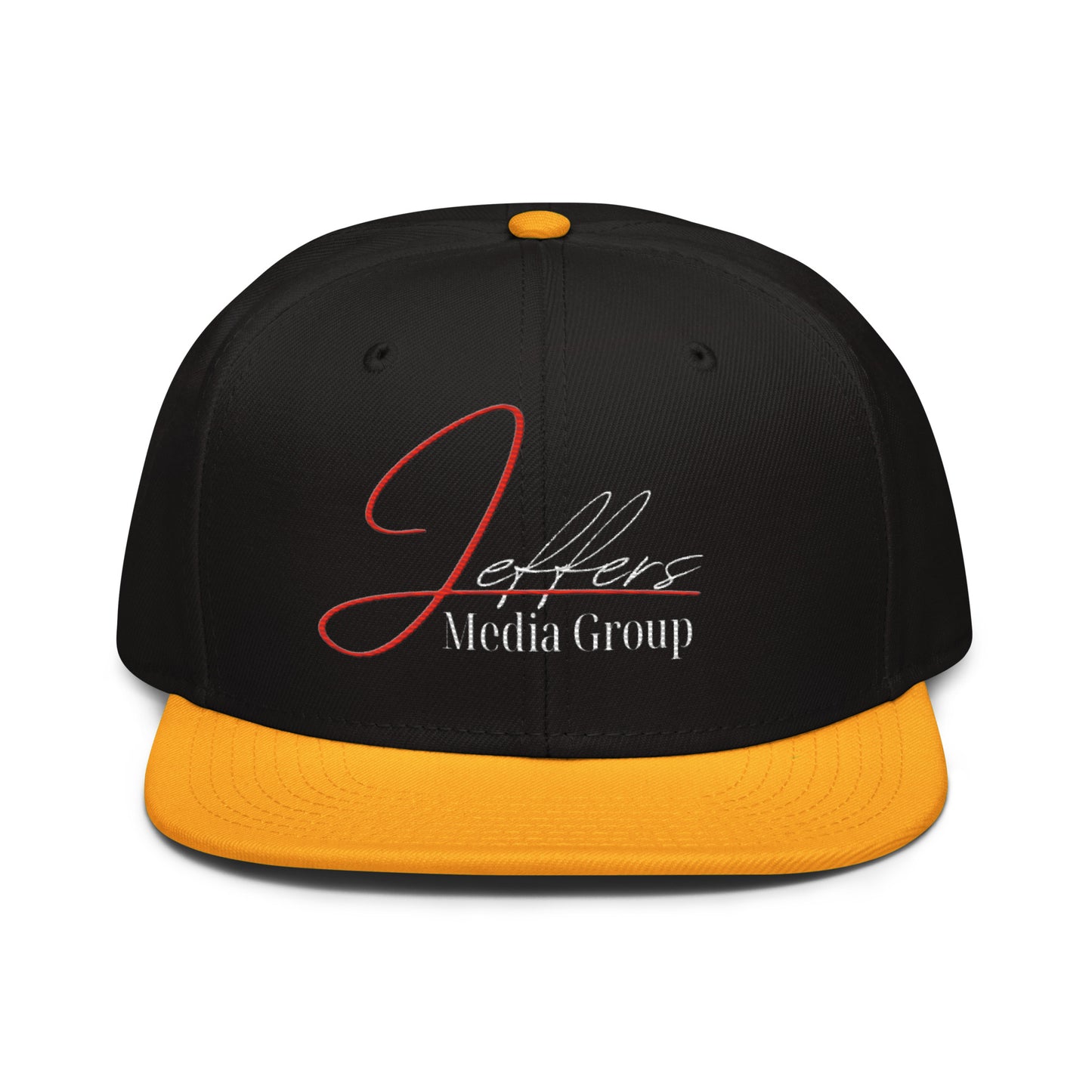 Jeffers Media Group Red J/White (Snapback)