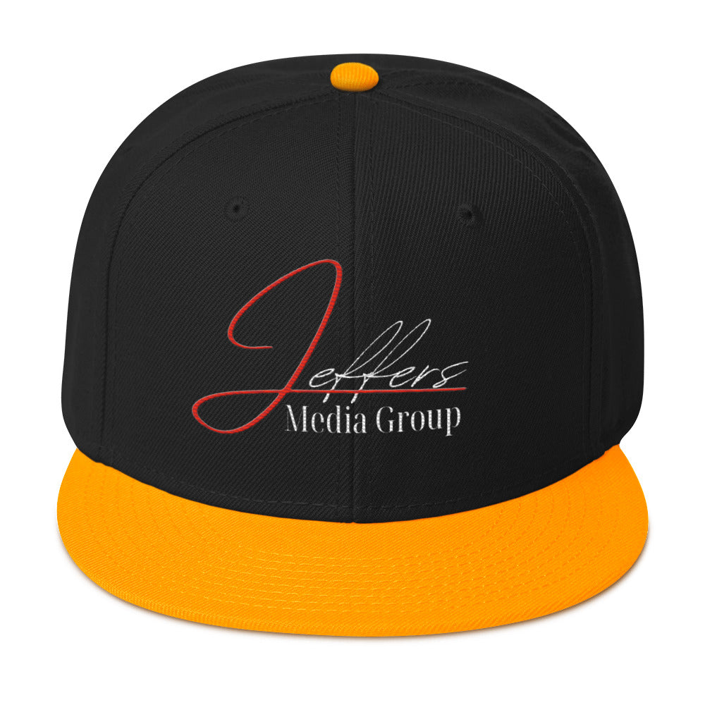 Jeffers Media Group Red J/White (Snapback)