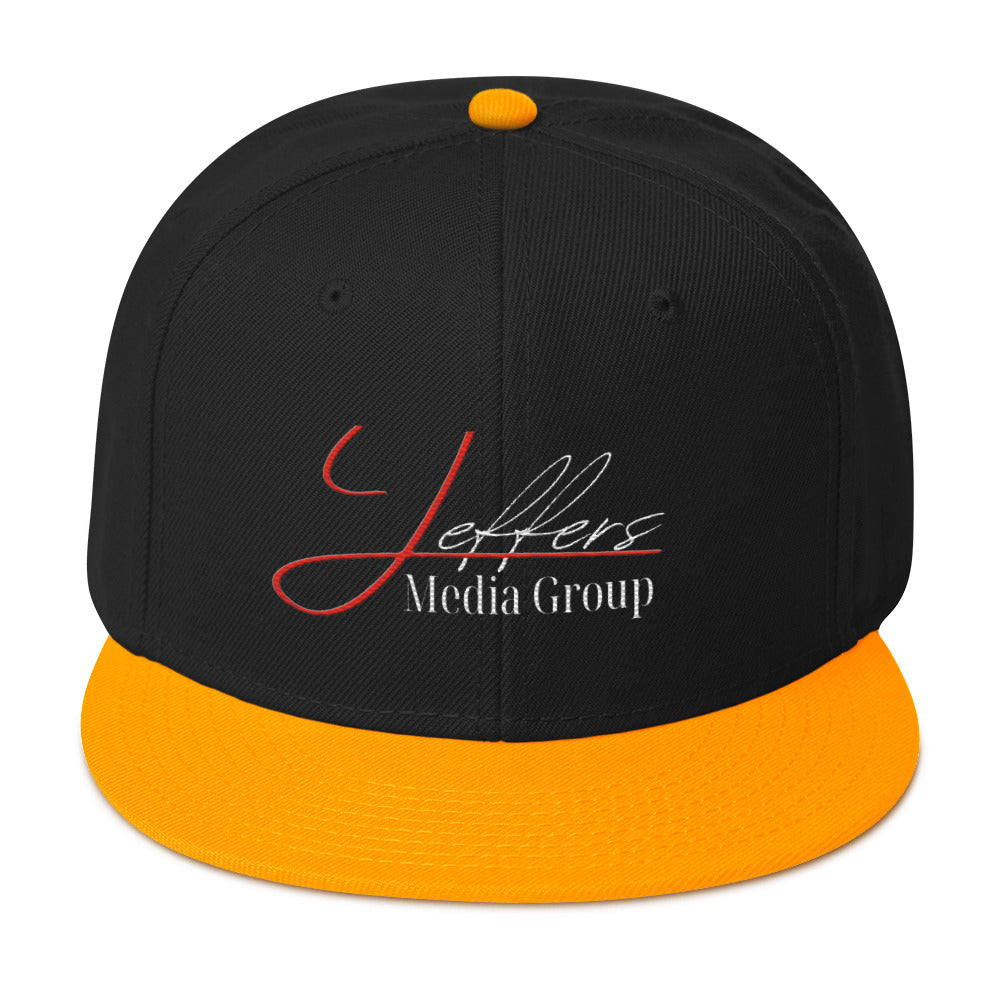 Jeffers Media Group Red J/White (Snapback)