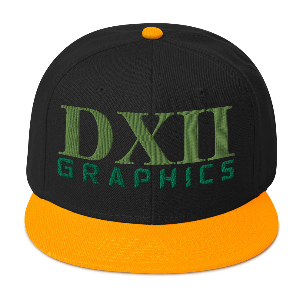 DXII/512 Graphics Kiwi Green/Kelly Green (Snapback)