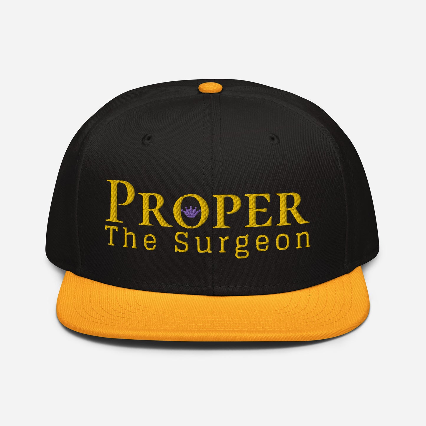 Proper The Surgeon Royal Combo (Gold/Gold/Purple) II Snapback Hat