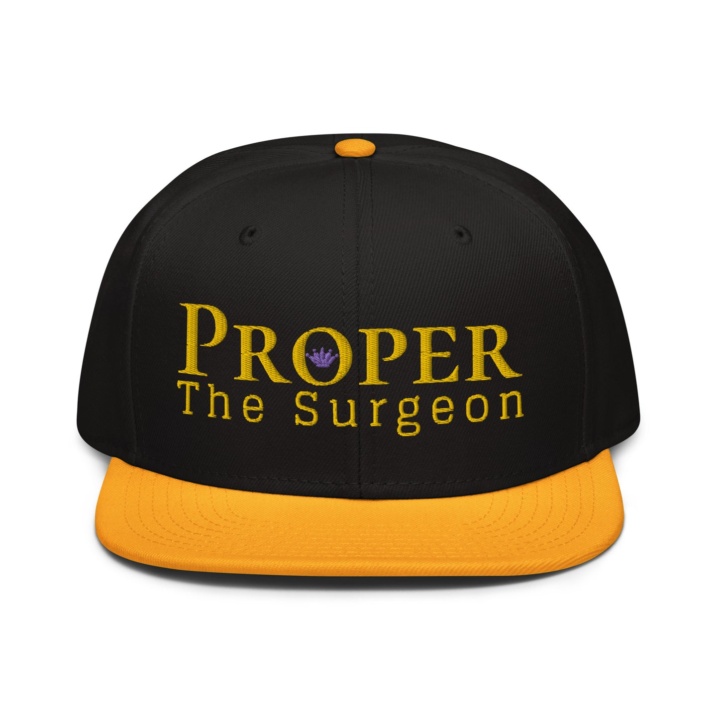 Proper The Surgeon Royal Combo (Gold/Gold/Purple) II Snapback Hat