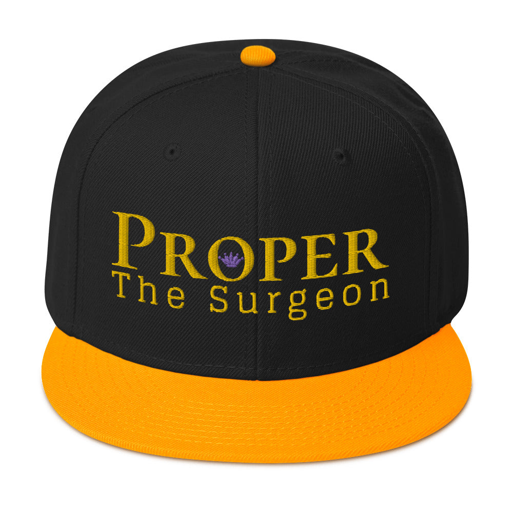 Proper The Surgeon Royal Combo (Gold/Gold/Purple) II Snapback Hat