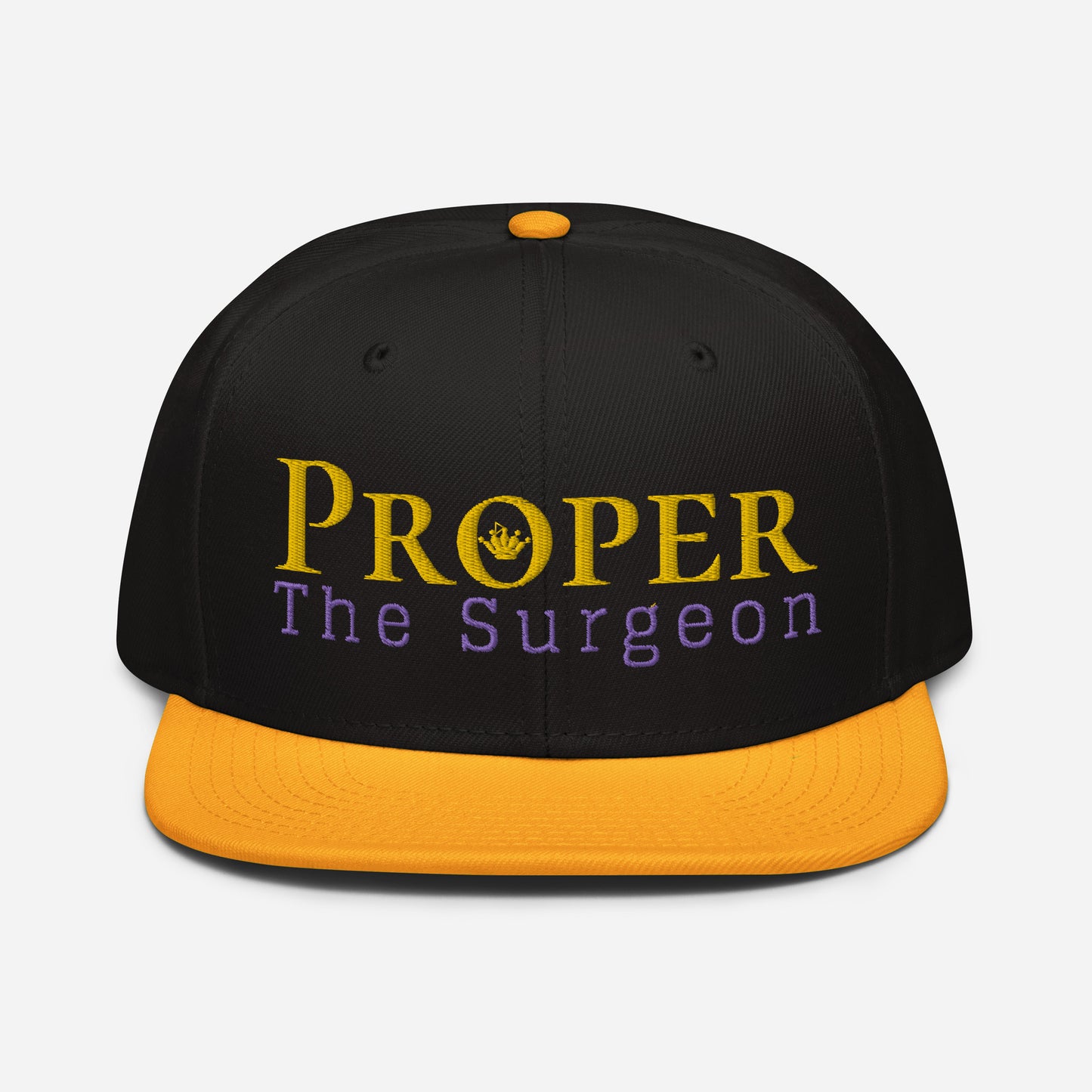 Proper The Surgeon Royal Combo (Gold/Purple/Gold) II Snapback Hat