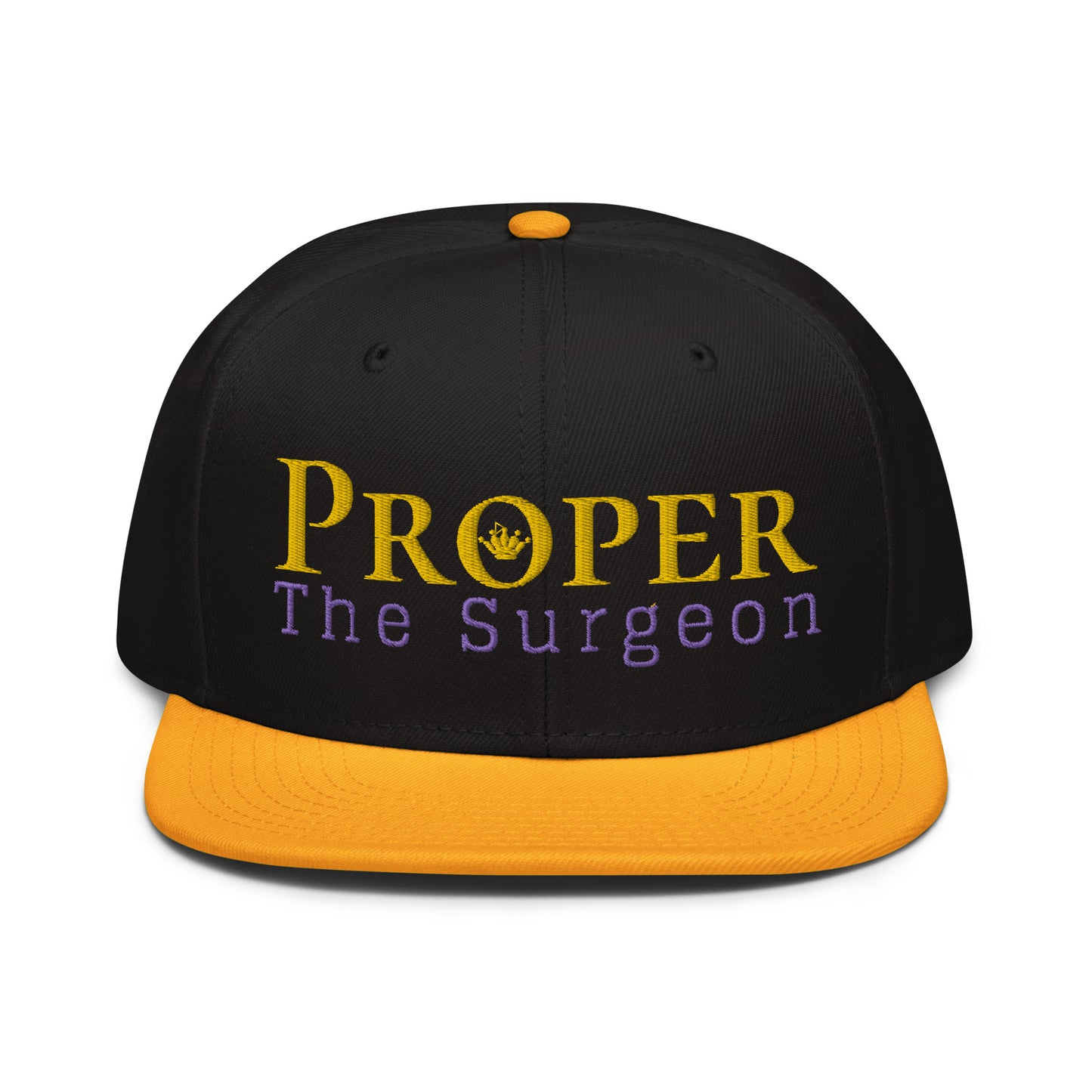 Proper The Surgeon Royal Combo (Gold/Purple/Gold) II Snapback Hat