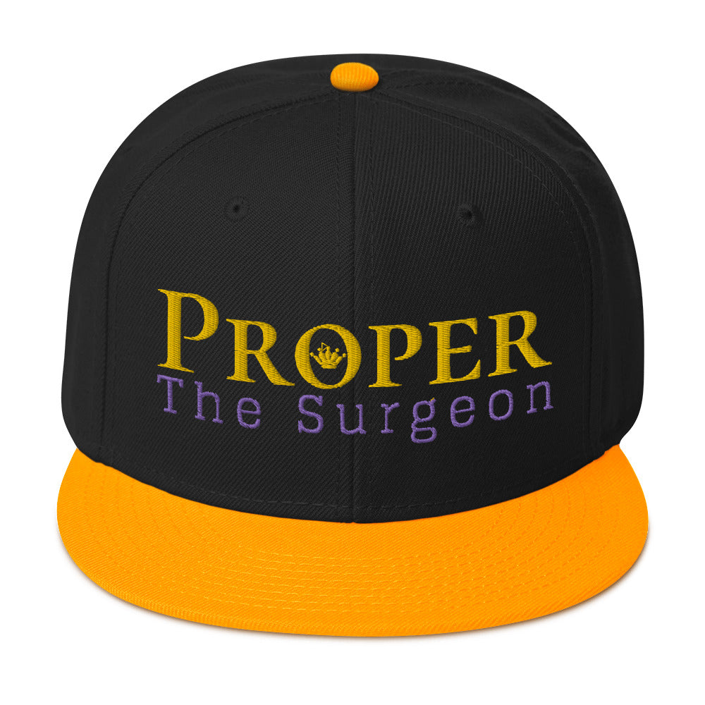 Proper The Surgeon Royal Combo (Gold/Purple/Gold) II Snapback Hat