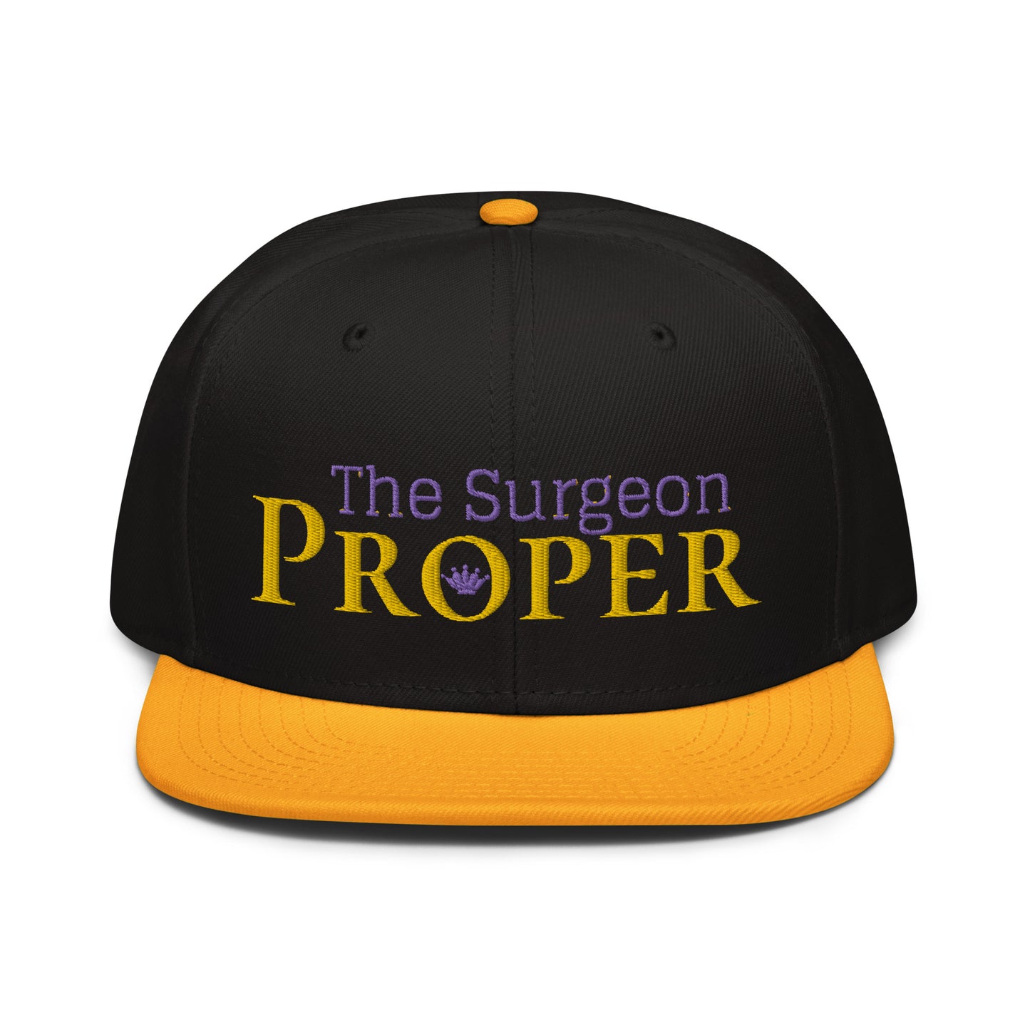 Proper The Surgeon Royal Combo (Gold/Purple/Purple) I Snapback Hat