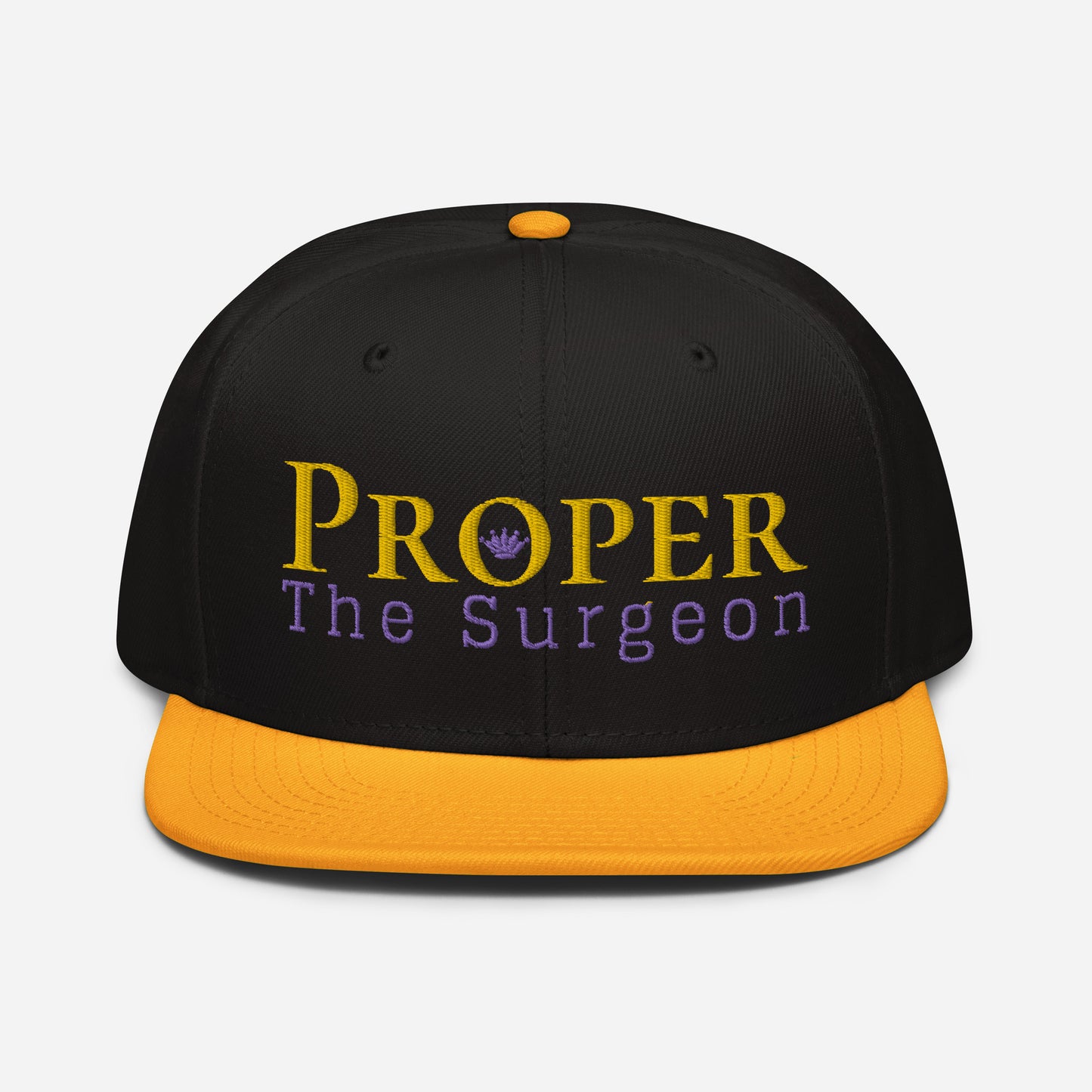 Proper The Surgeon Royal Combo (Gold/Lila/Lila) II Snapback-Kappe