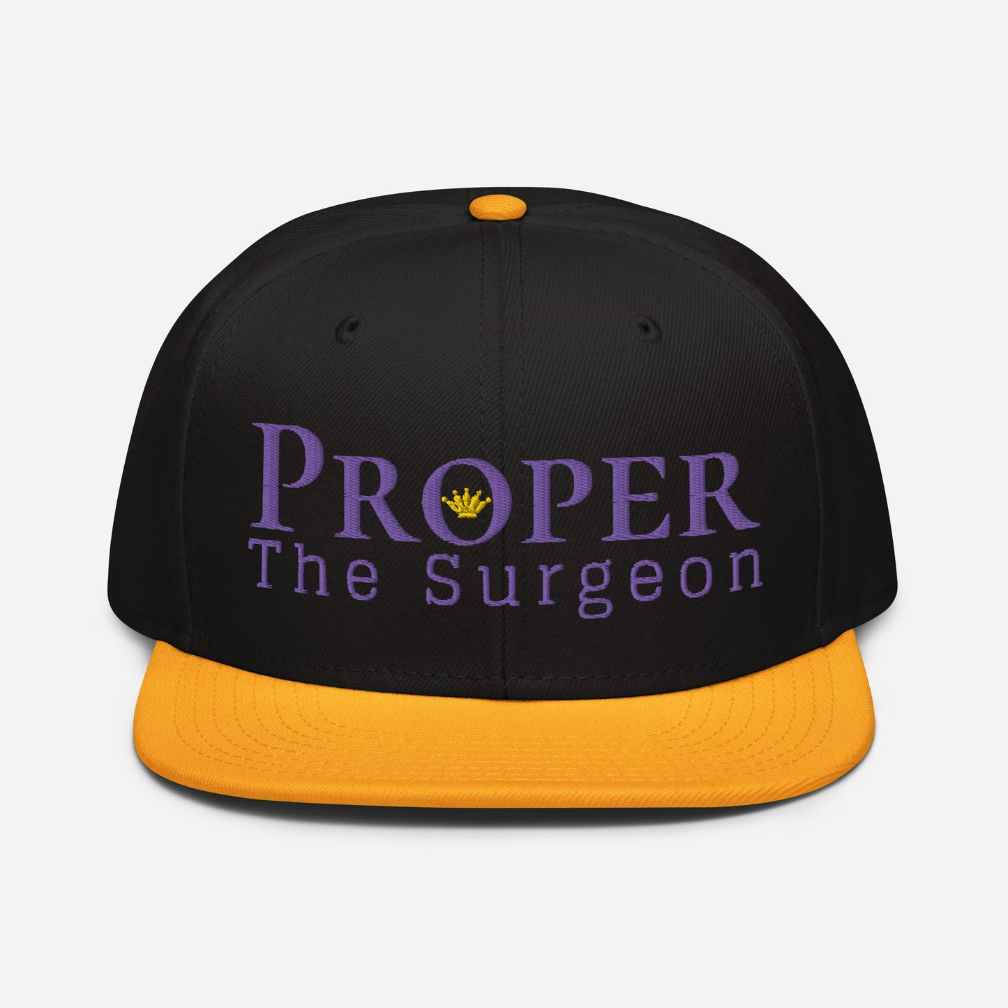 Proper The Surgeon Royal Combo (Lila/Lila/Gold) II Snapback-Mütze