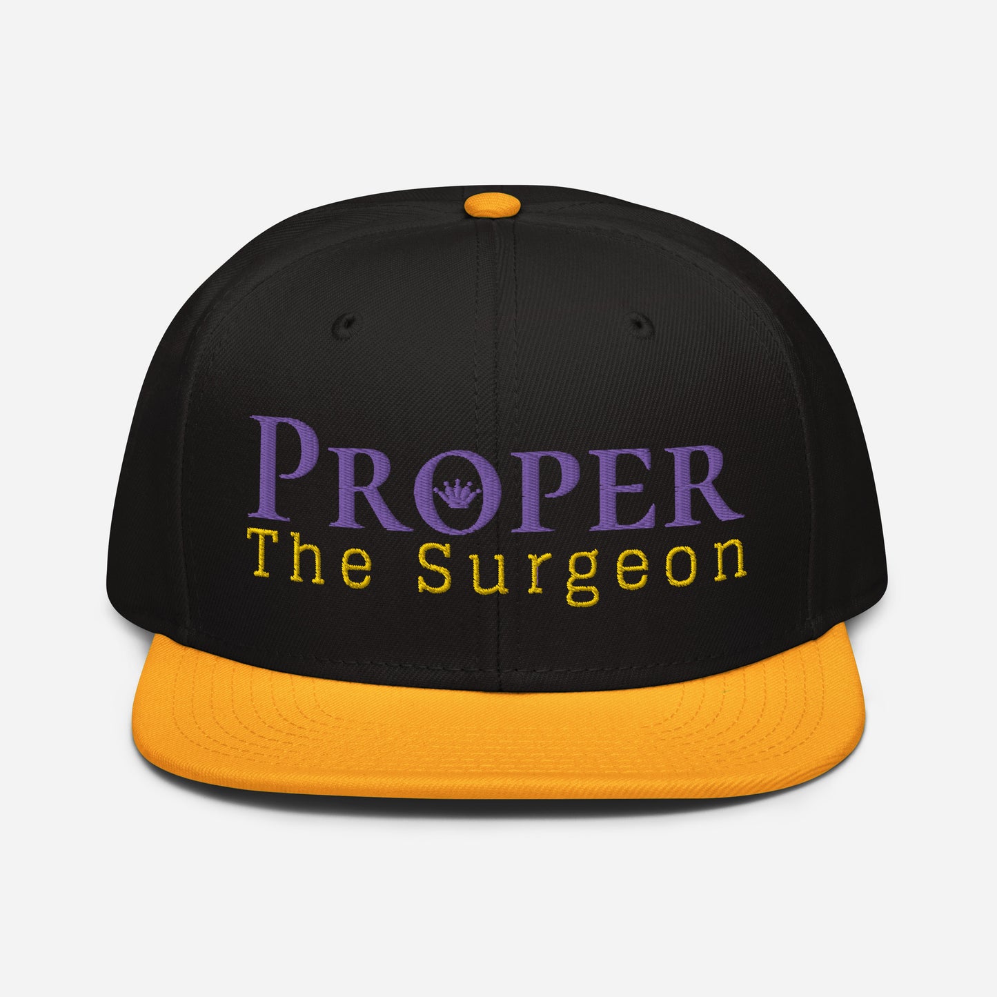 Proper The Surgeon Royal Combo (Purple/Gold/Purple) II Snapback Hat