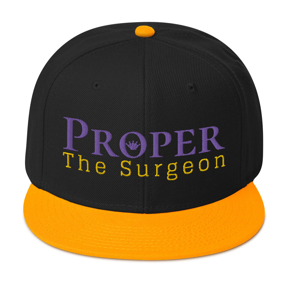 Proper The Surgeon Royal Combo (Purple/Gold/Purple) II Snapback Hat