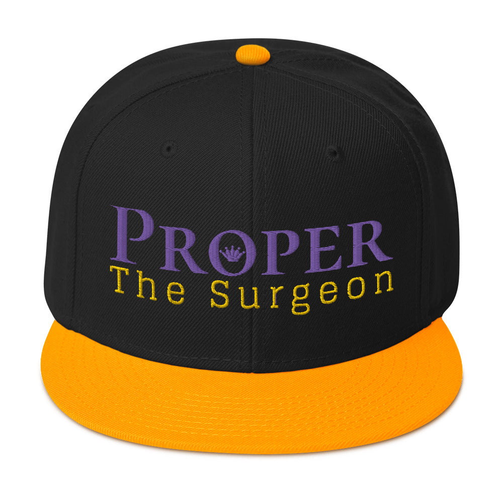 Proper The Surgeon Royal Combo (Purple/Gold/Purple) II Snapback Hat