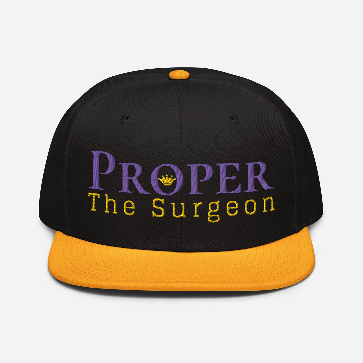 Proper The Surgeon Royal Combo (púrpura/oro/oro) II gorra snapback