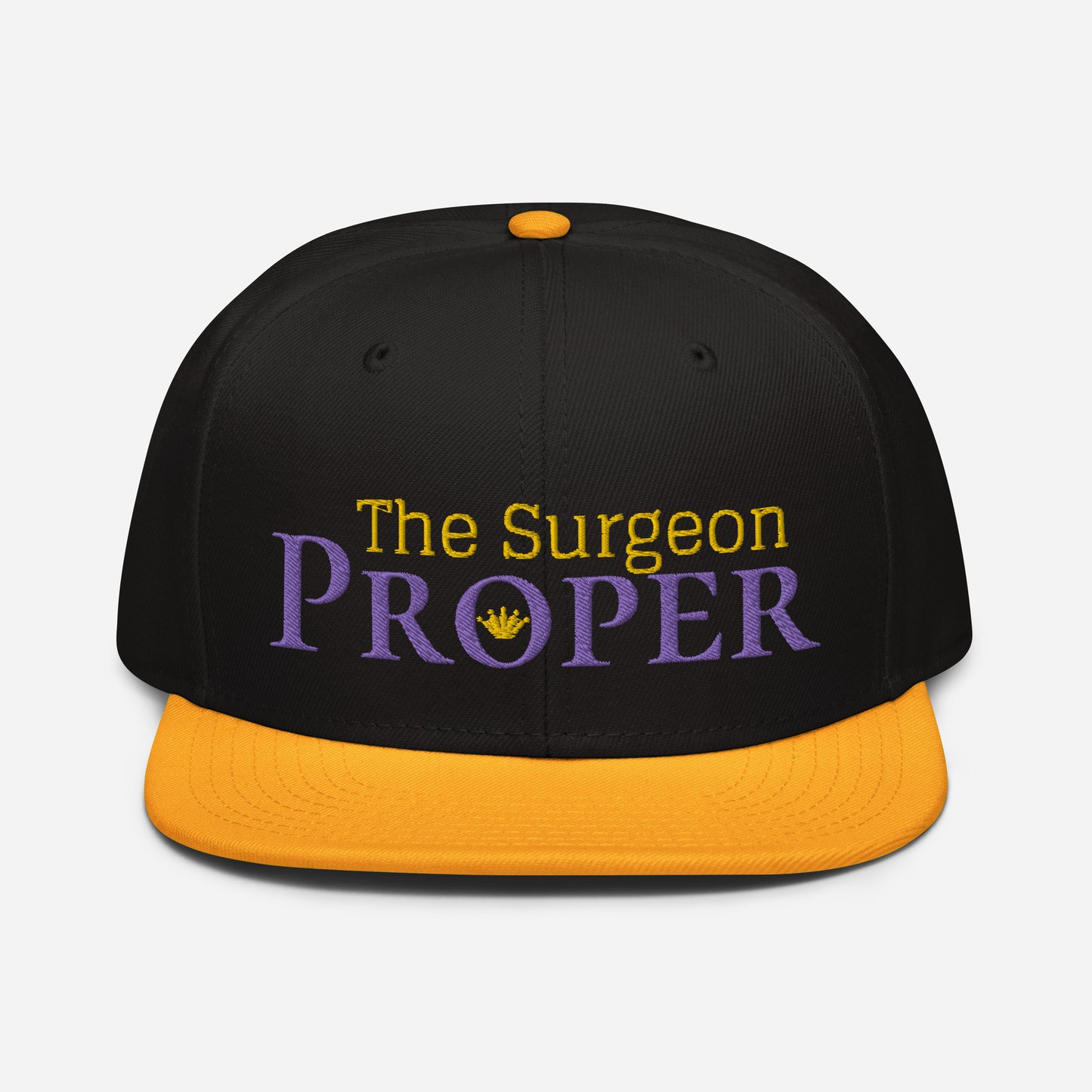 Proper The Surgeon Royal Combo (Purple/Gold/Gold) I Snapback Hat