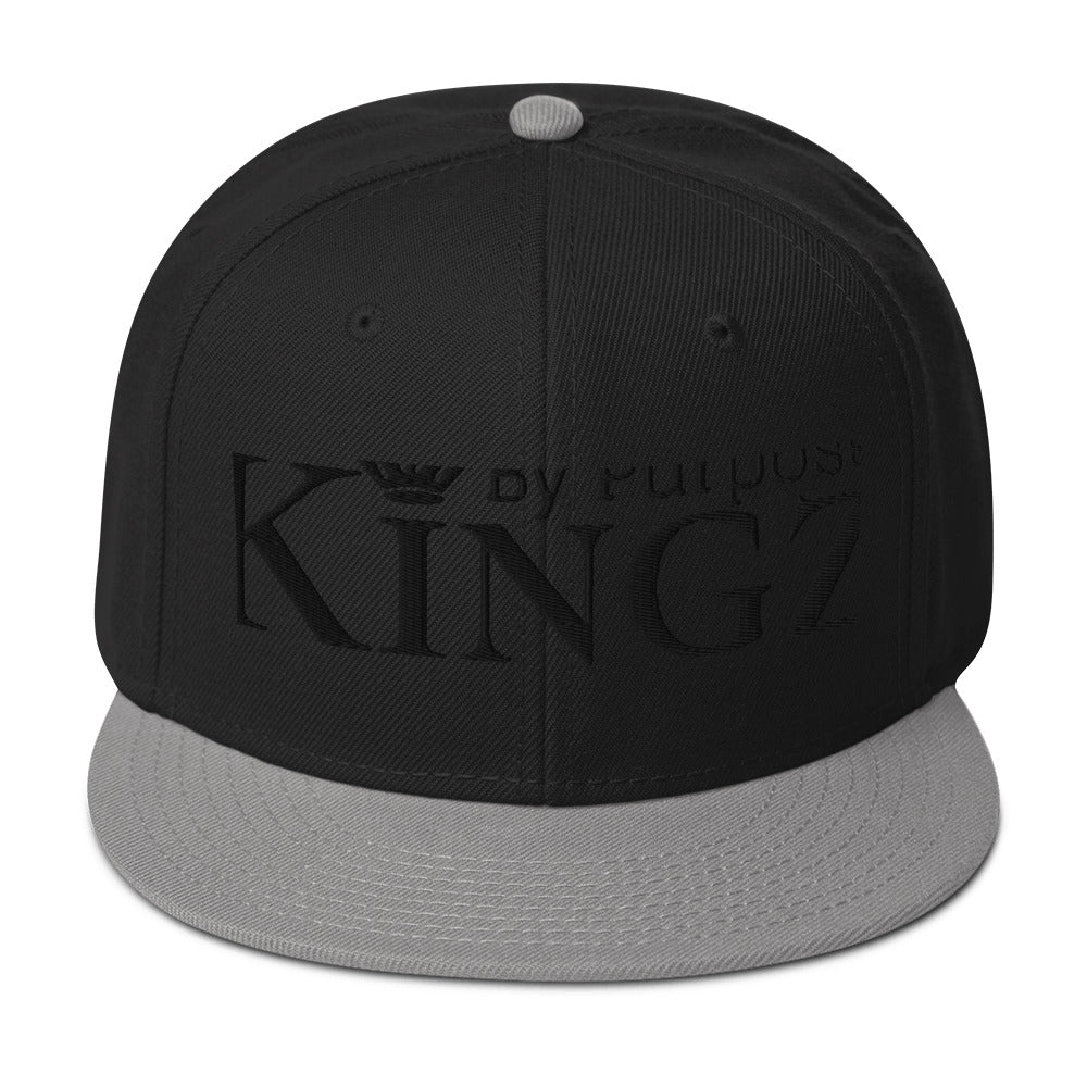 Snapback-Kappe „Kingz By Purpose“ in Schwarz