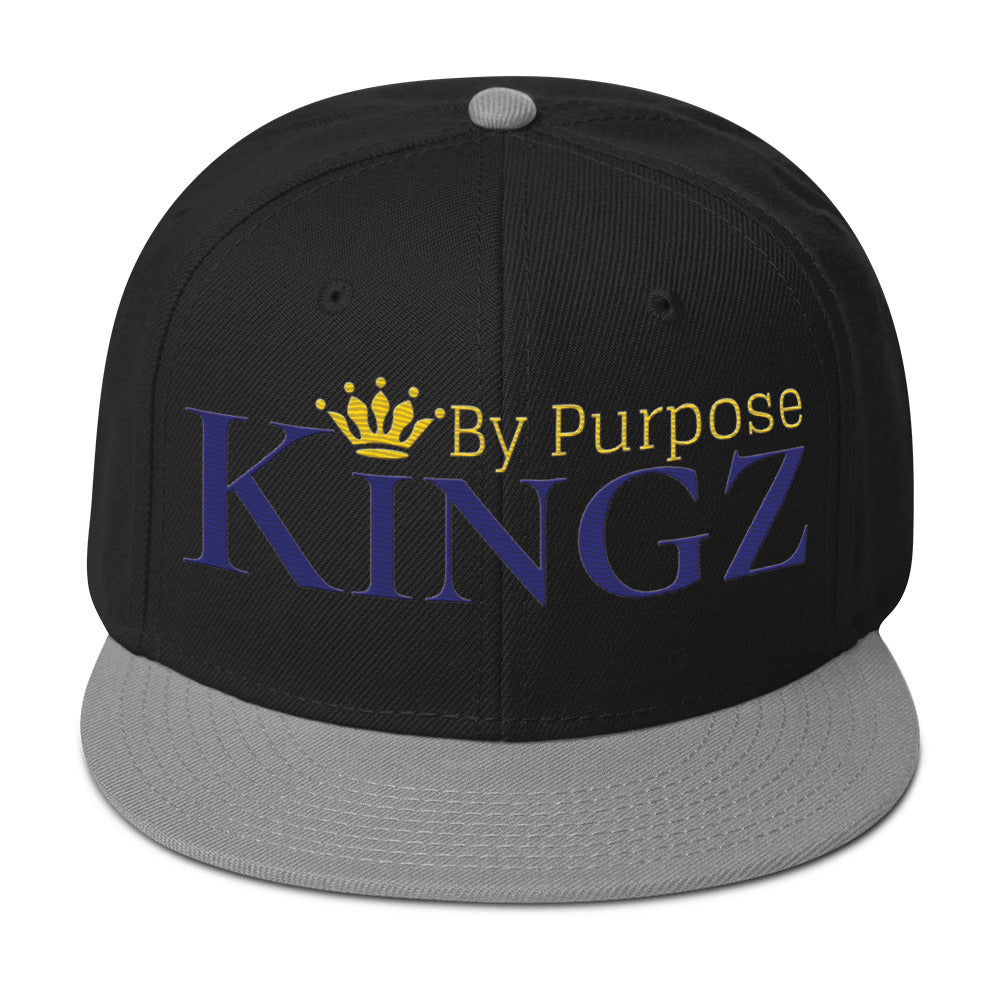 Kingz By Purpose Royal Combo (Purple/Gold/Gold) Snapback