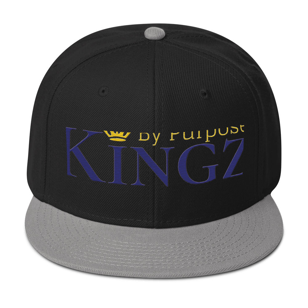 Kingz By Purpose Royal Combo (Purple/Gold/Gold) Snapback