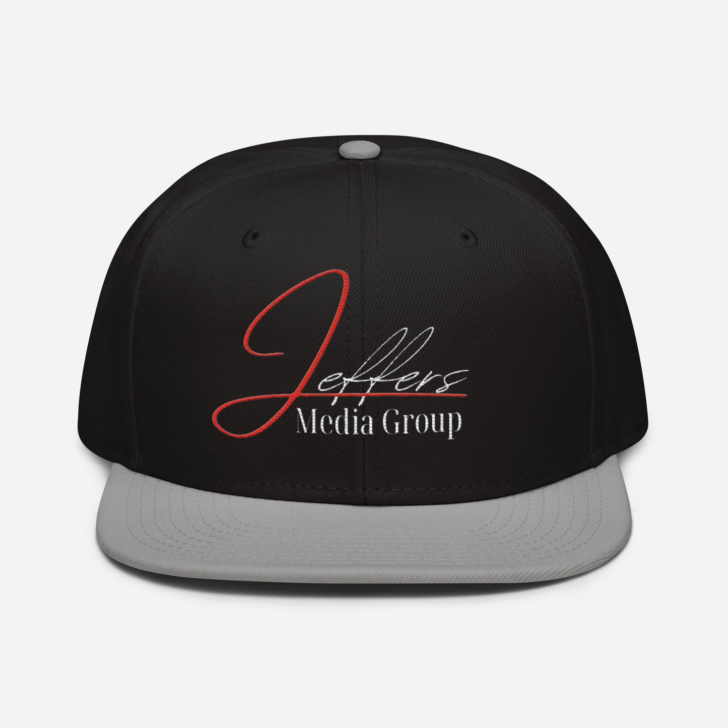 Jeffers Media Group Red J/White (Snapback)