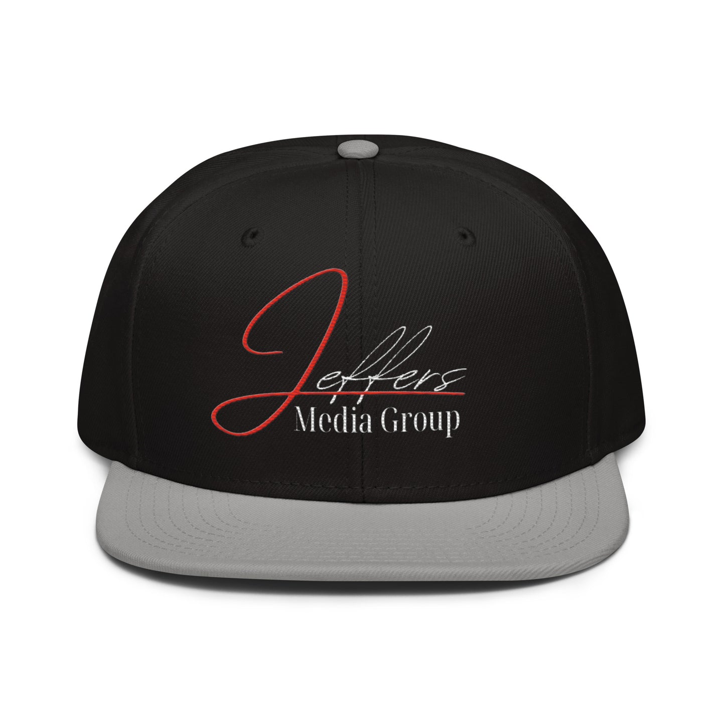 Jeffers Media Group Red J/White (Snapback)