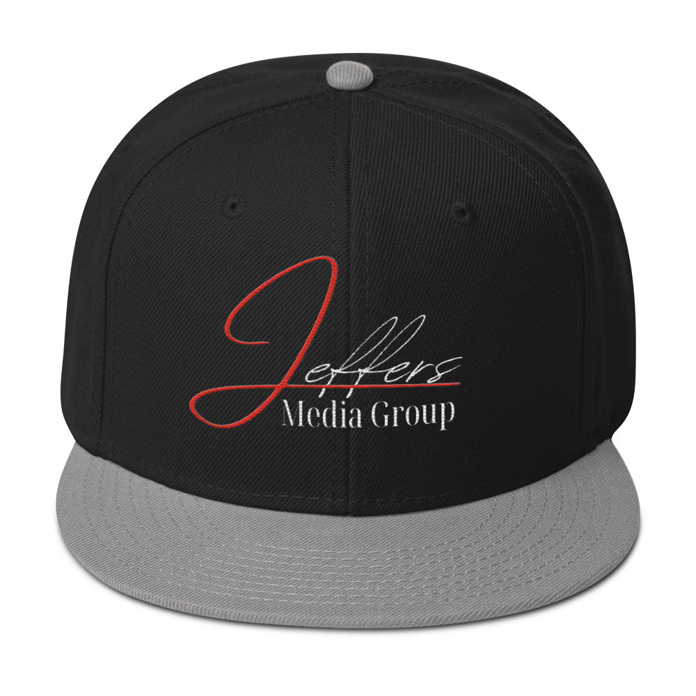 Jeffers Media Group Red J/White (Snapback)