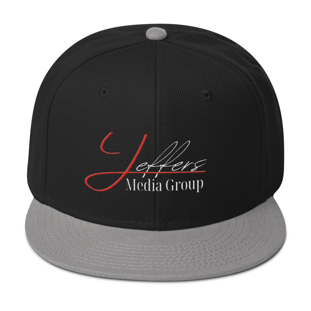 Jeffers Media Group Red J/White (Snapback)
