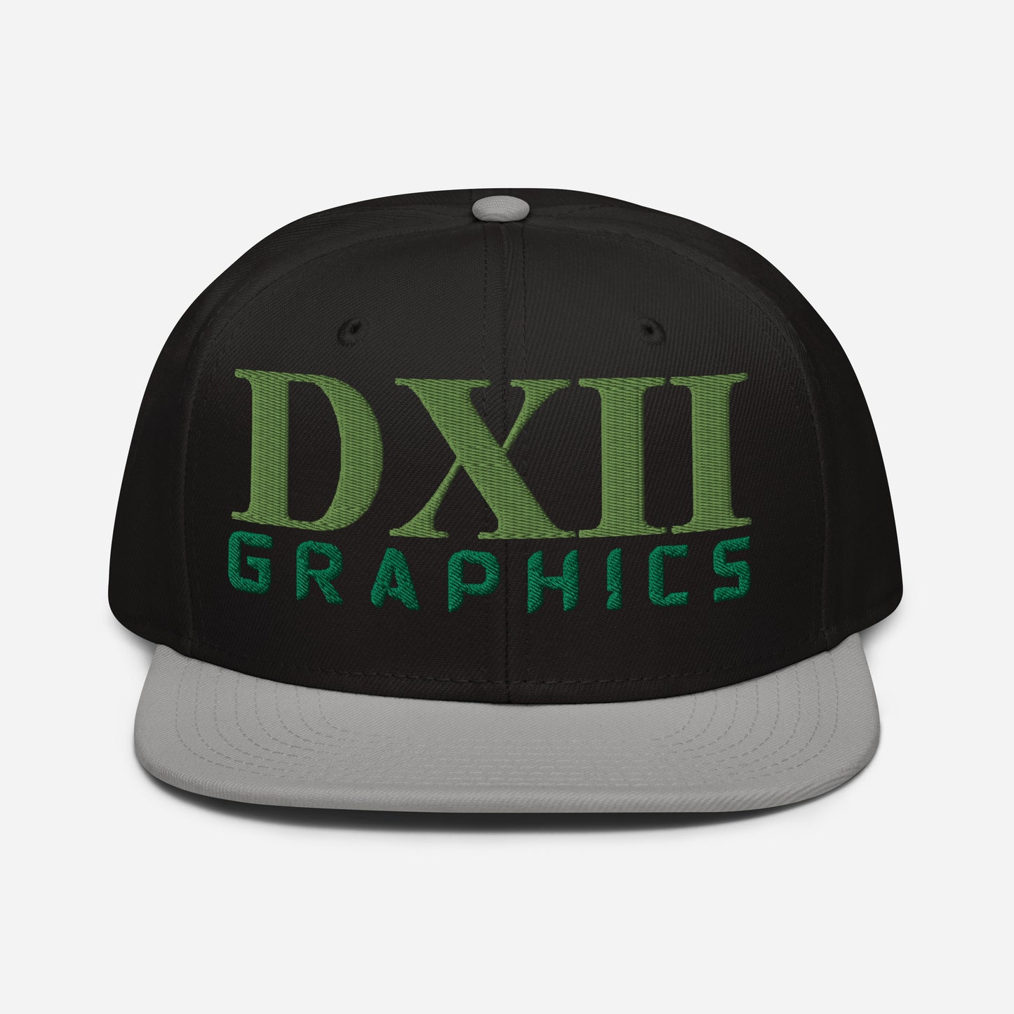 DXII/512 Graphics Kiwi Green/Kelly Green (Snapback)