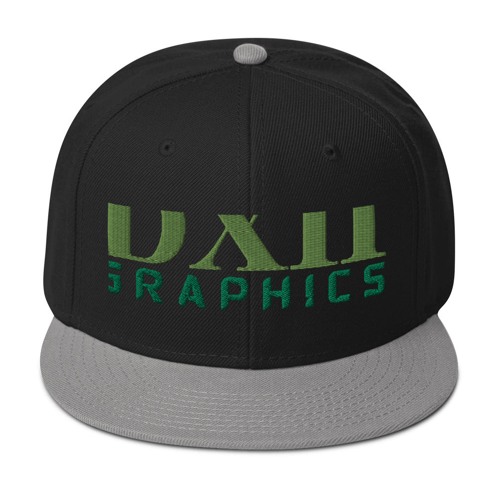 DXII/512 Graphics Kiwi Green/Kelly Green (Snapback)