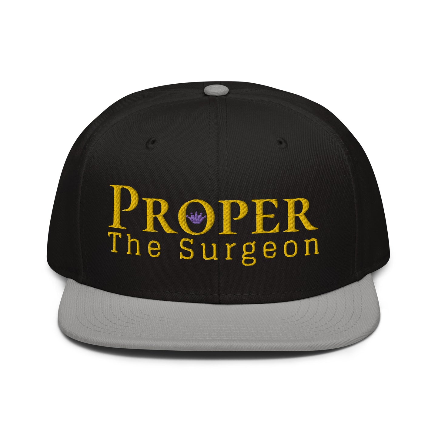 Proper The Surgeon Royal Combo (Gold/Gold/Purple) II Snapback Hat