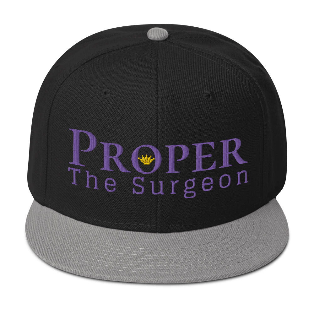Proper The Surgeon Royal Combo (Lila/Lila/Gold) II Snapback-Mütze
