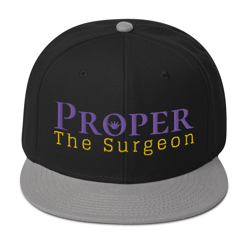 Proper The Surgeon Royal Combo (Purple/Gold/Purple) II Snapback Hat