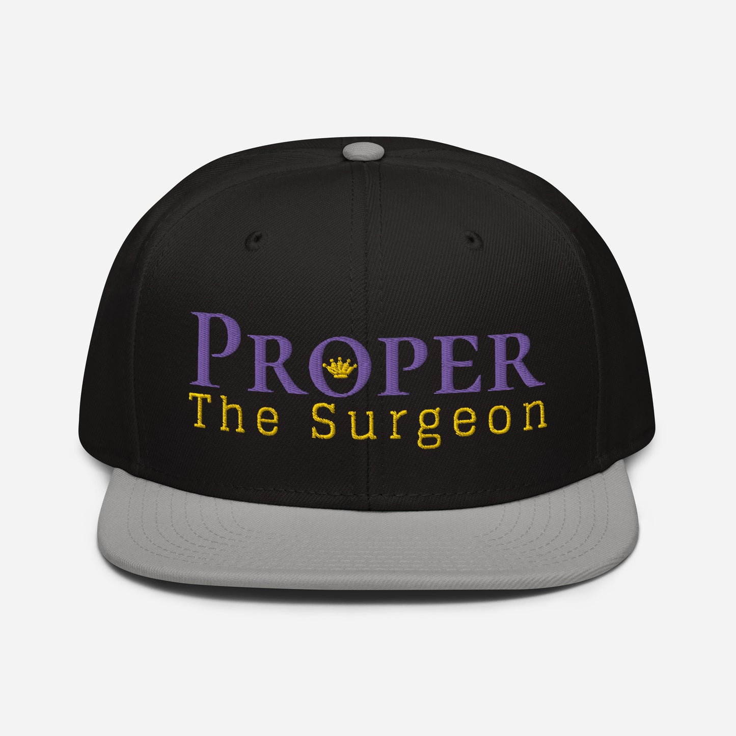 Proper The Surgeon Royal Combo (Purple/Gold/Gold) II Snapback Hat