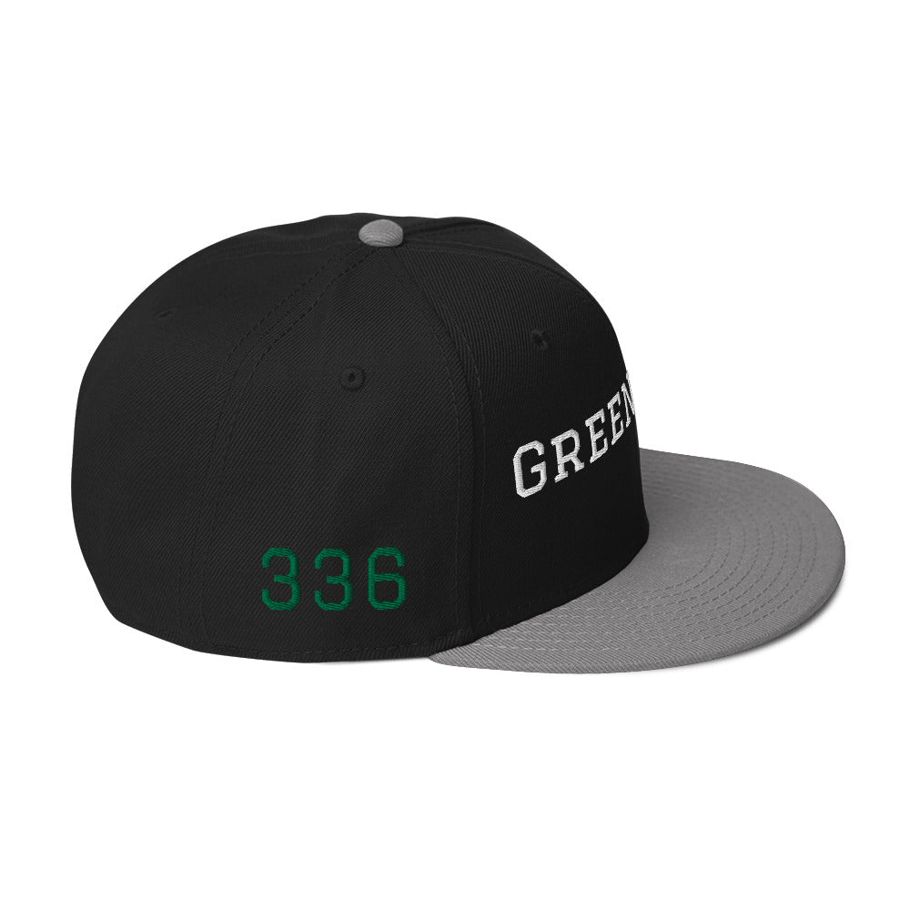 Greensboro ‘White/Kelly Green’ (Snapback)
