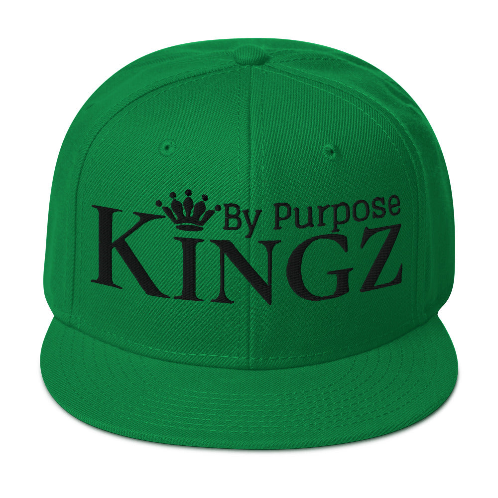 Snapback-Kappe „Kingz By Purpose“ in Schwarz
