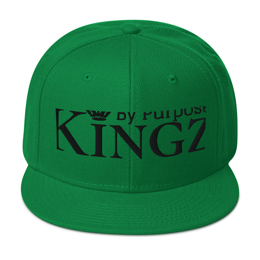 Snapback-Kappe „Kingz By Purpose“ in Schwarz
