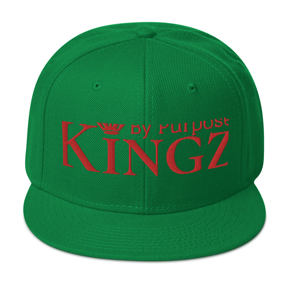 Kingz By Purpose Snapback-Kappe „Wolfpack“ in Rot