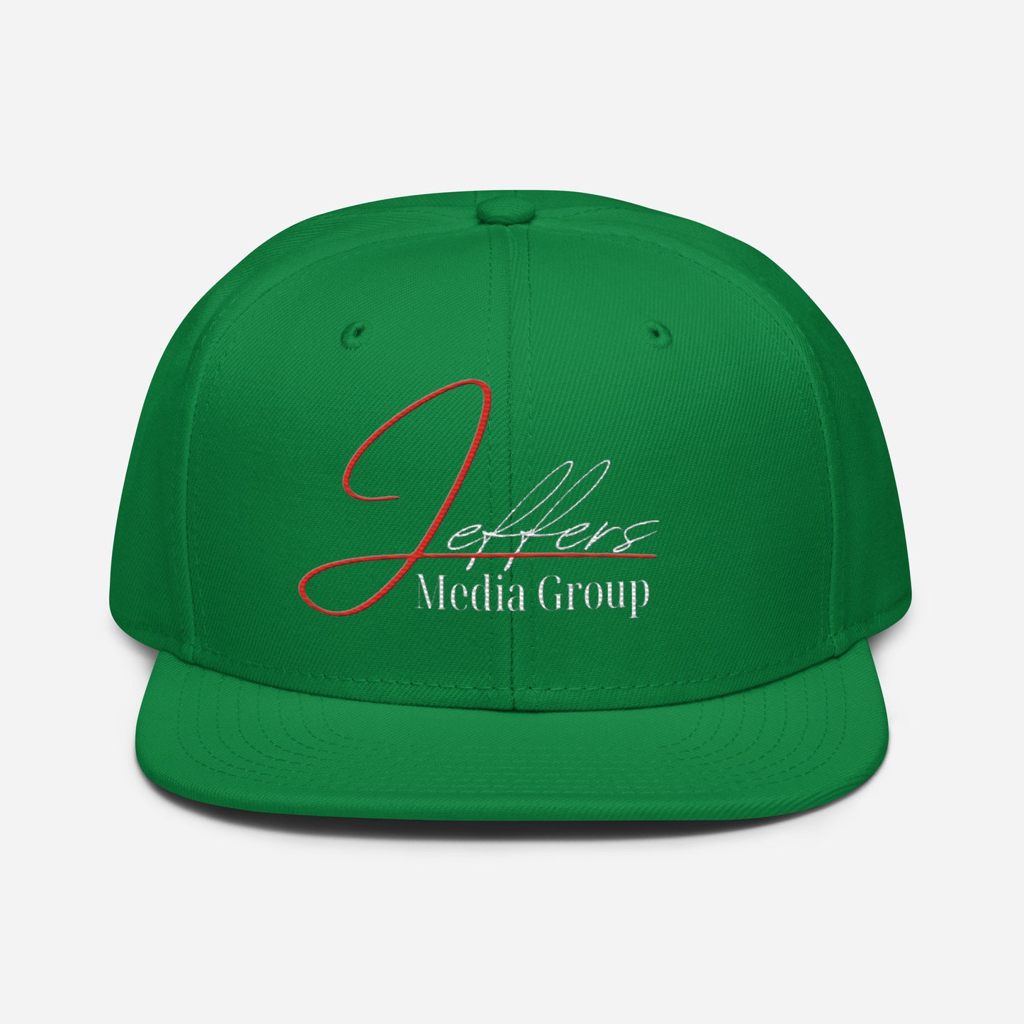 Jeffers Media Group Red J/White (Snapback)