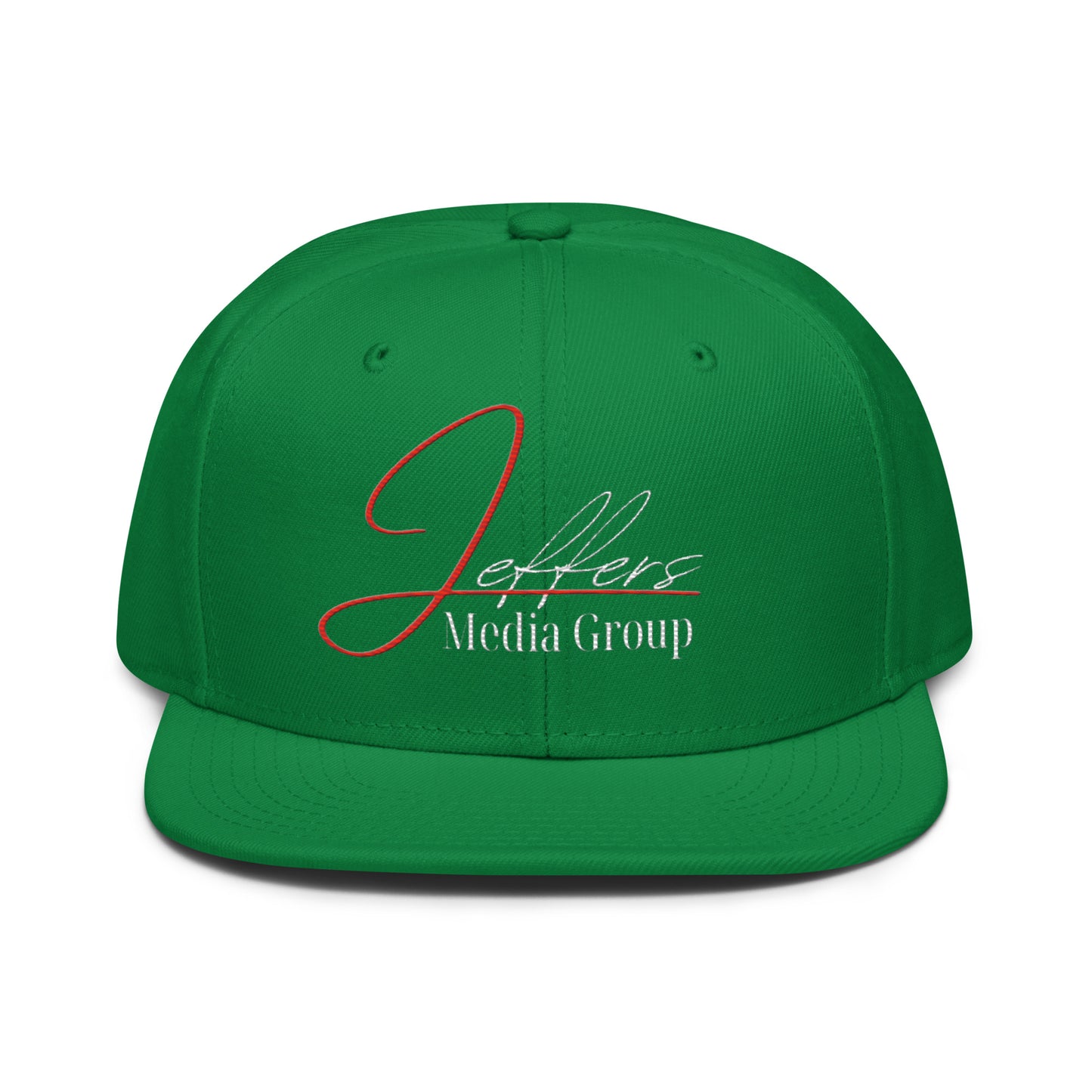 Jeffers Media Group Red J/White (Snapback)