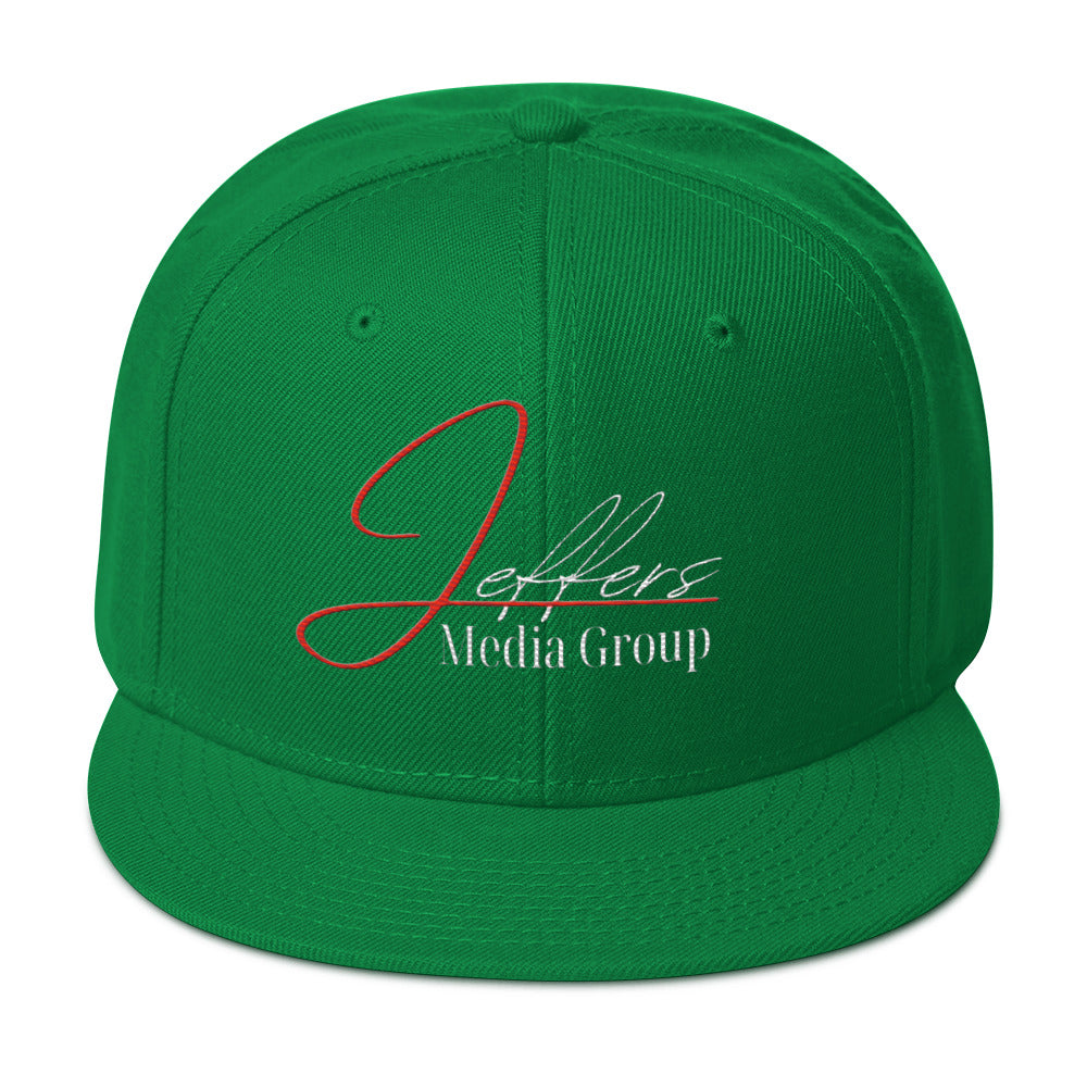 Jeffers Media Group Red J/White (Snapback)