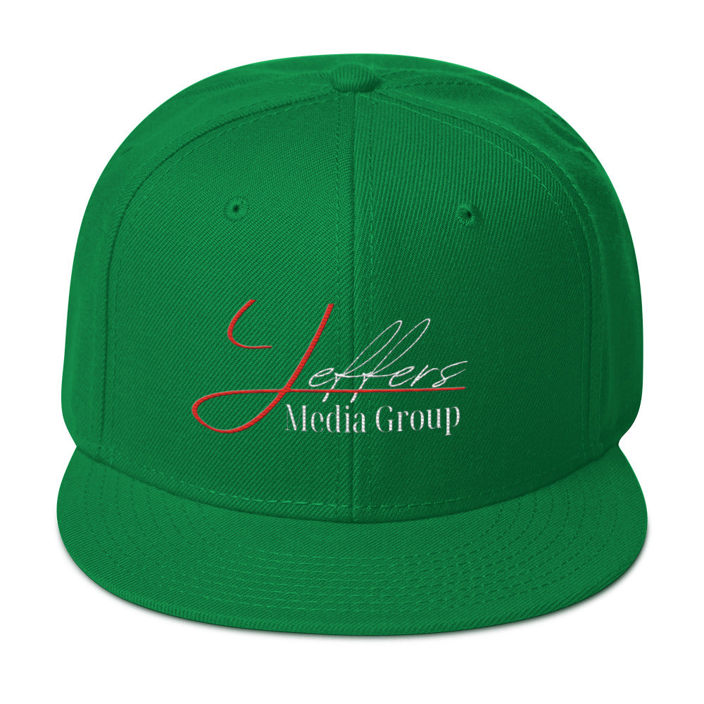 Jeffers Media Group Red J/White (Snapback)