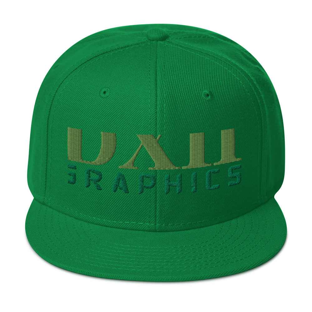 DXII/512 Graphics Kiwi Green/Kelly Green (Snapback)