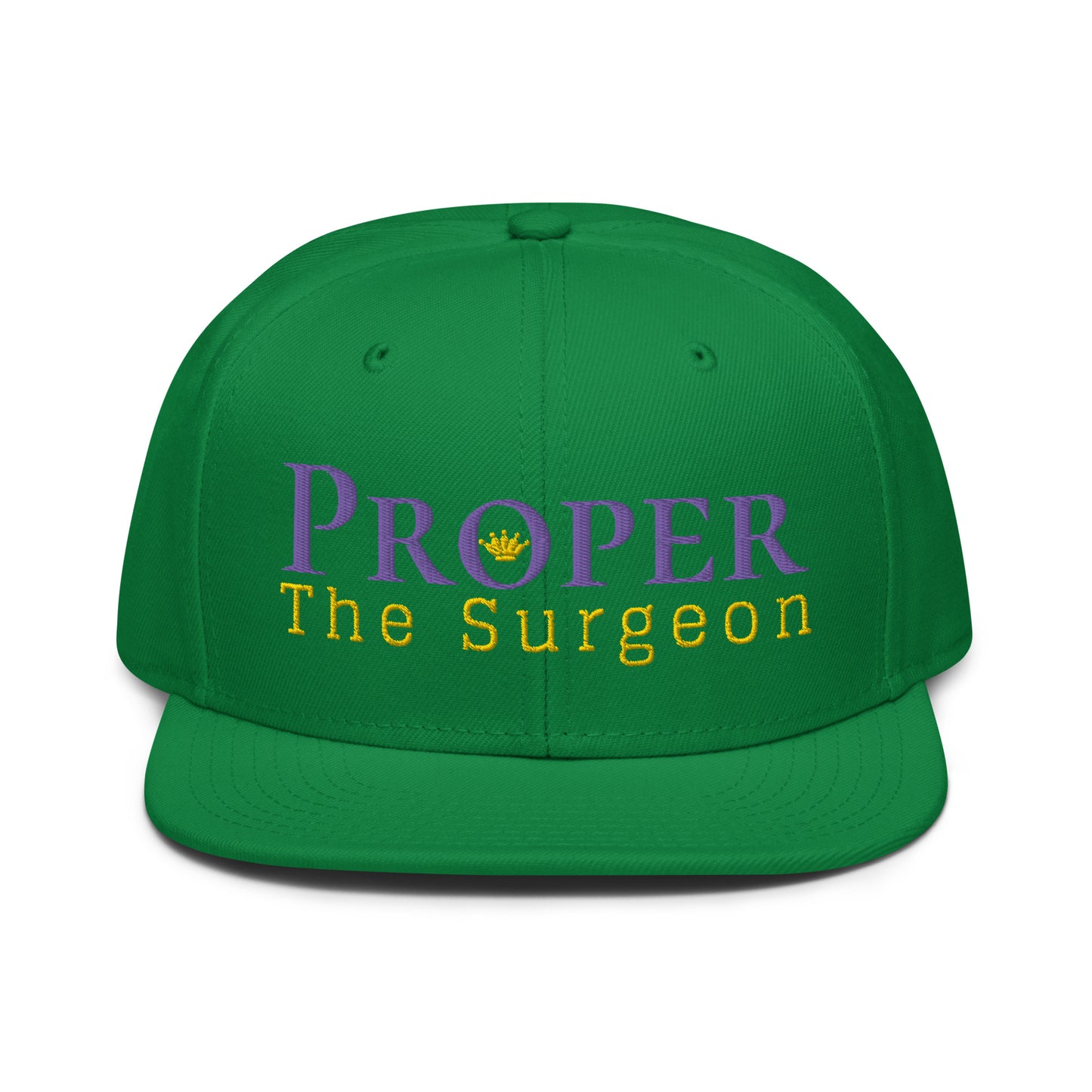Proper The Surgeon Royal Combo (Purple/Gold/Gold) II Snapback Hat