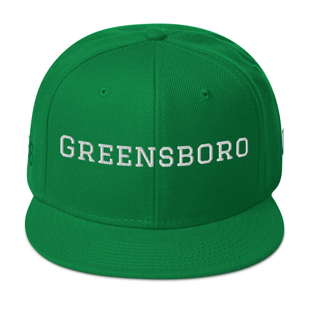Greensboro ‘White/Kelly Green’ (Snapback)
