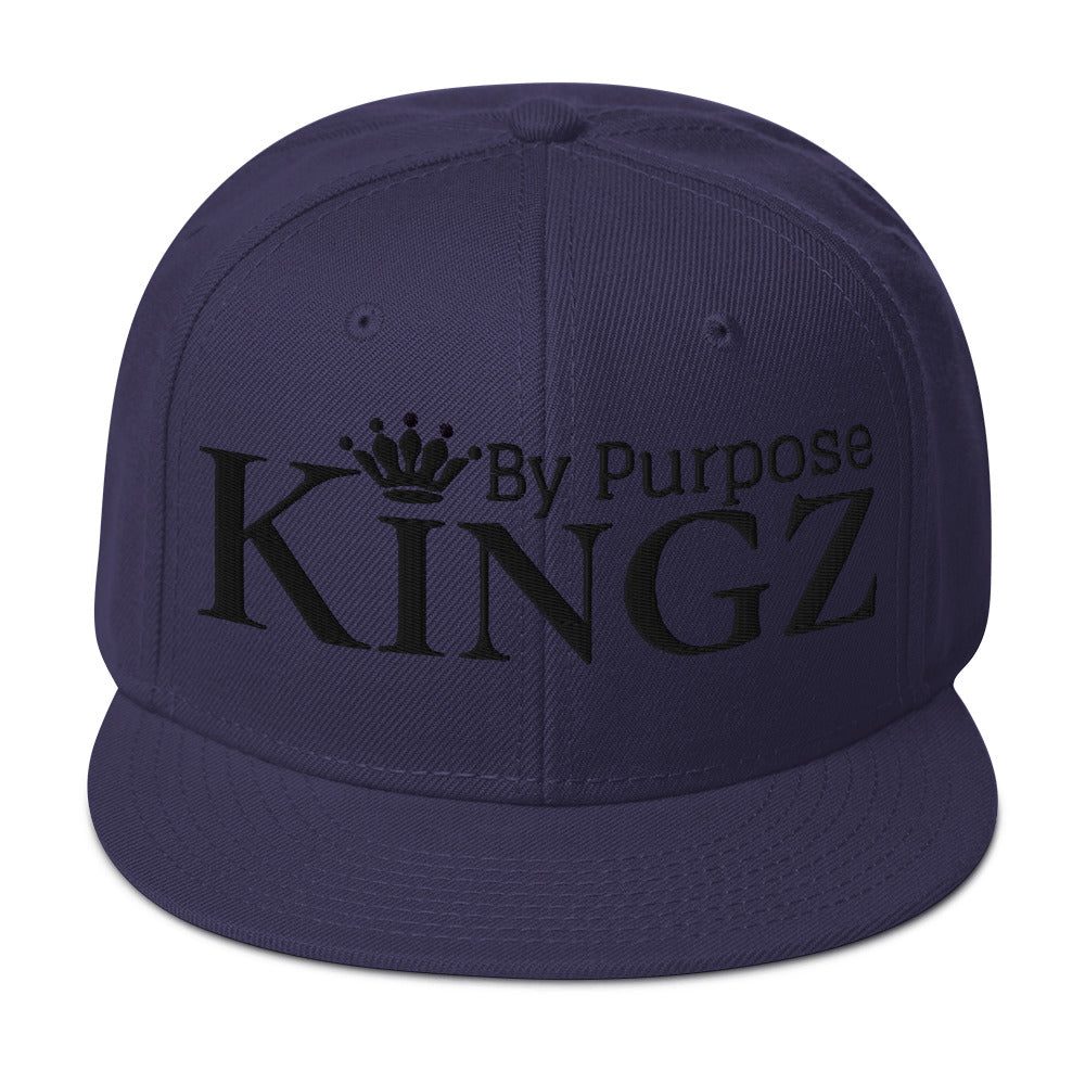 Snapback-Kappe „Kingz By Purpose“ in Schwarz