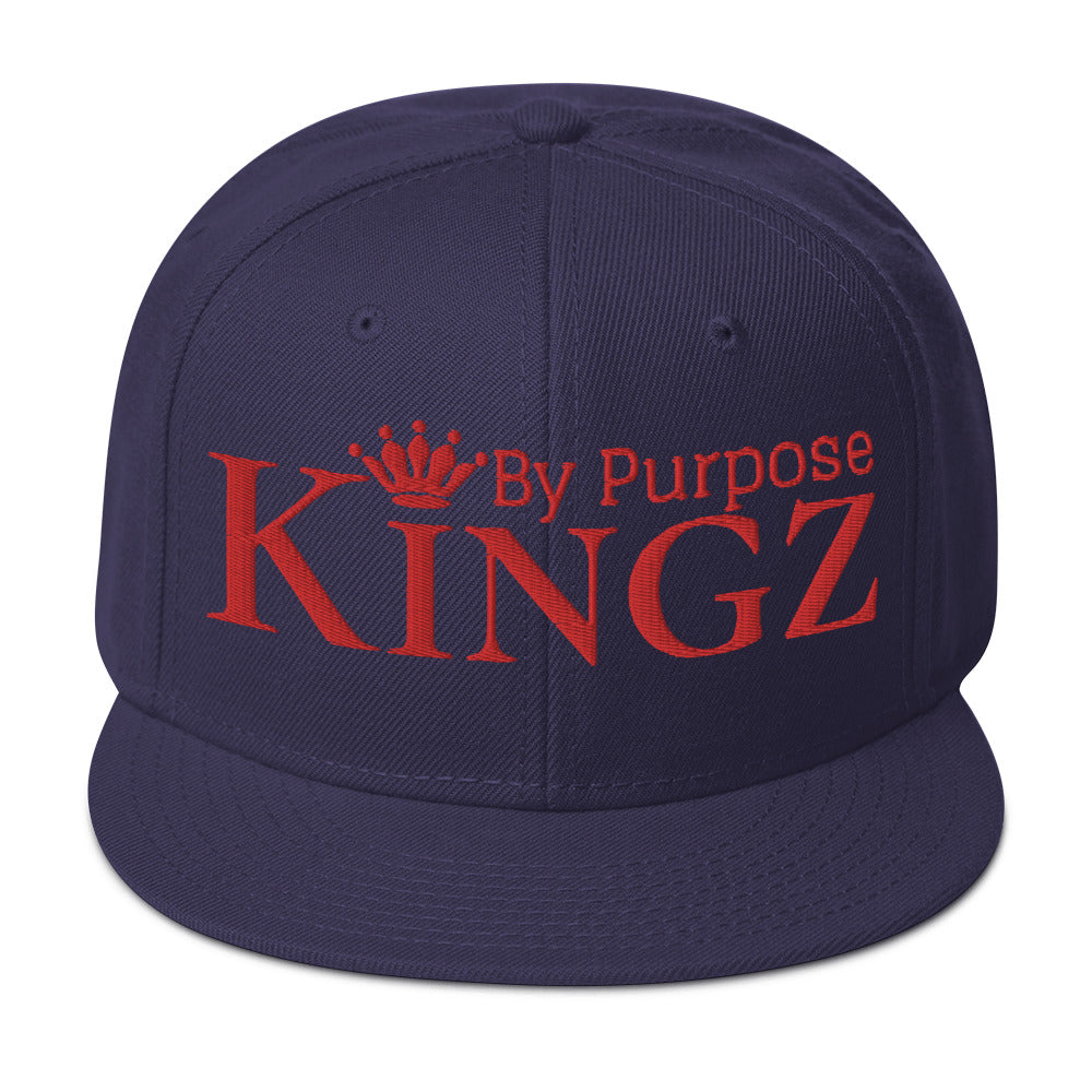 Kingz By Purpose Snapback-Kappe „Wolfpack“ in Rot