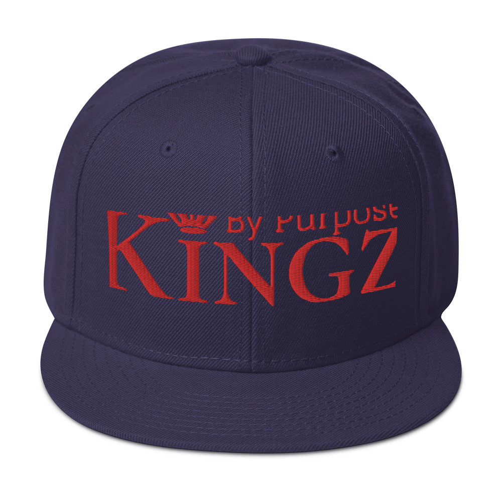 Kingz By Purpose Snapback-Kappe „Wolfpack“ in Rot