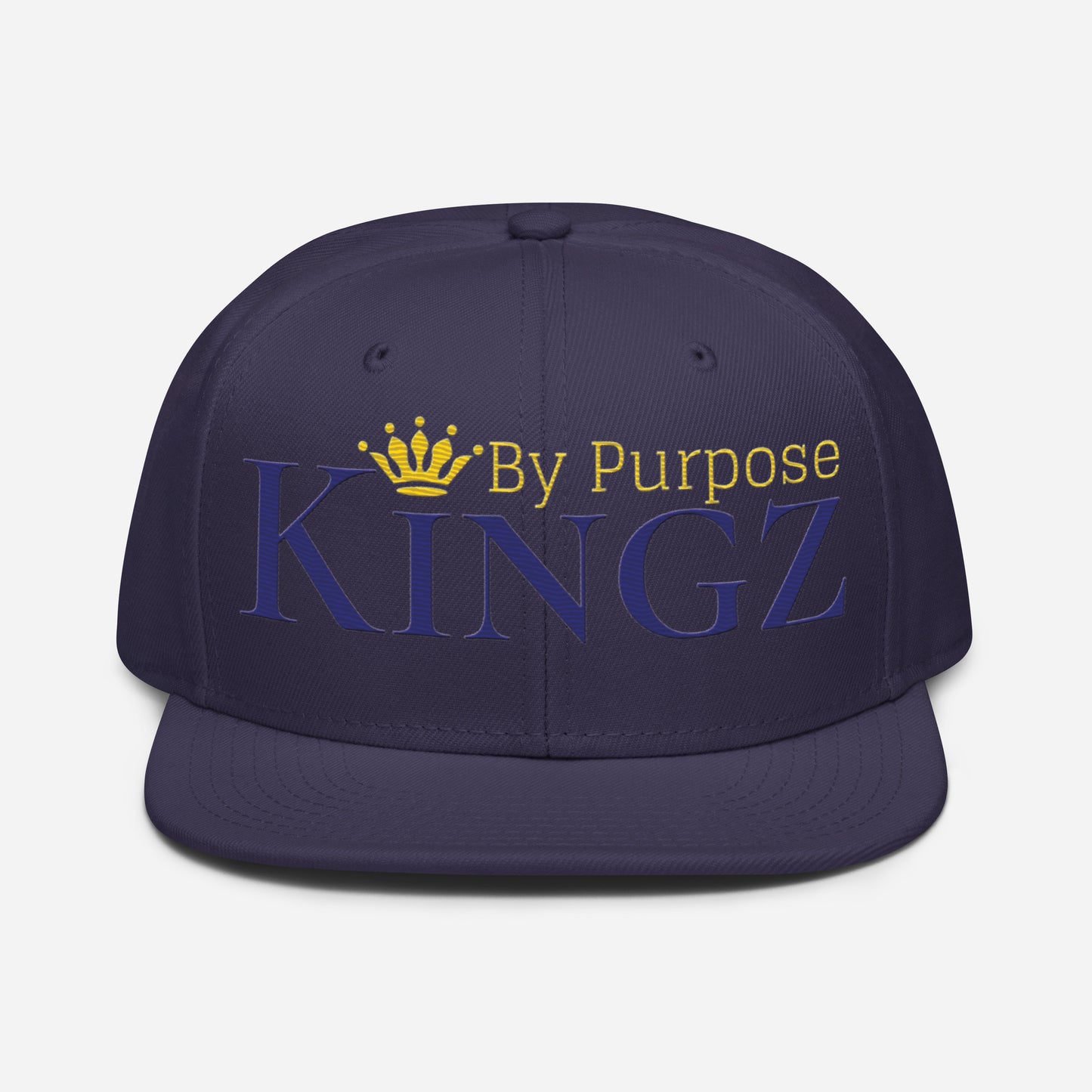 Kingz By Purpose Royal Combo (Purple/Gold/Gold) Snapback