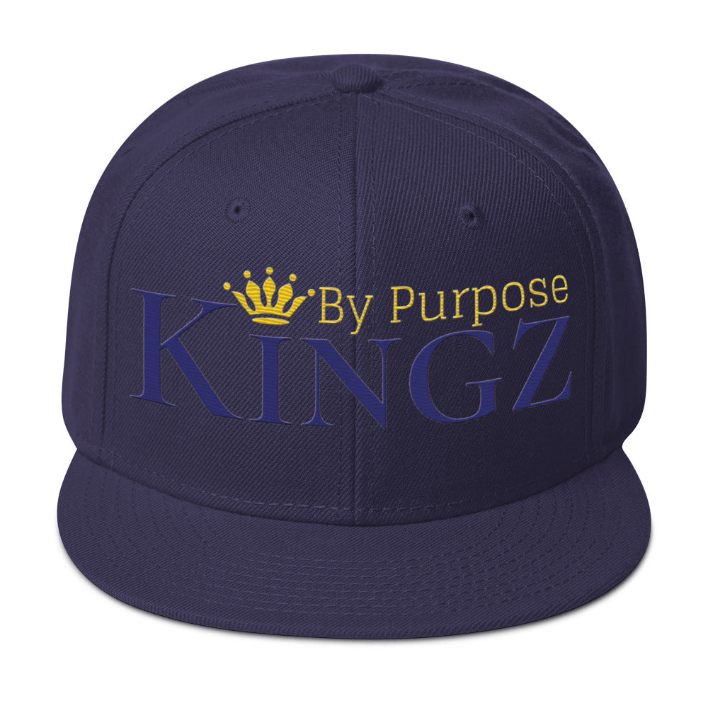 Kingz By Purpose Royal Combo (Purple/Gold/Gold) Snapback