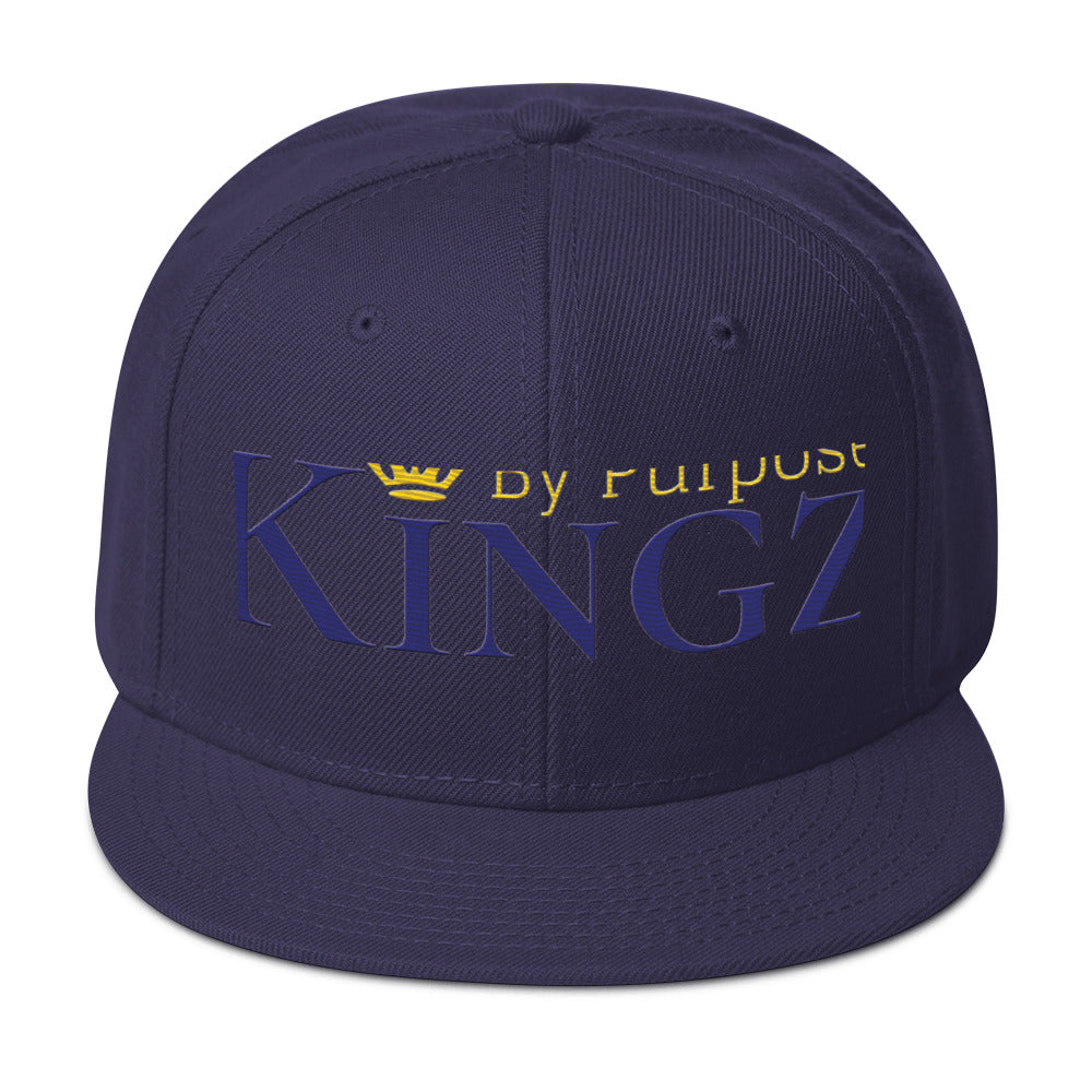 Kingz By Purpose Royal Combo (Purple/Gold/Gold) Snapback