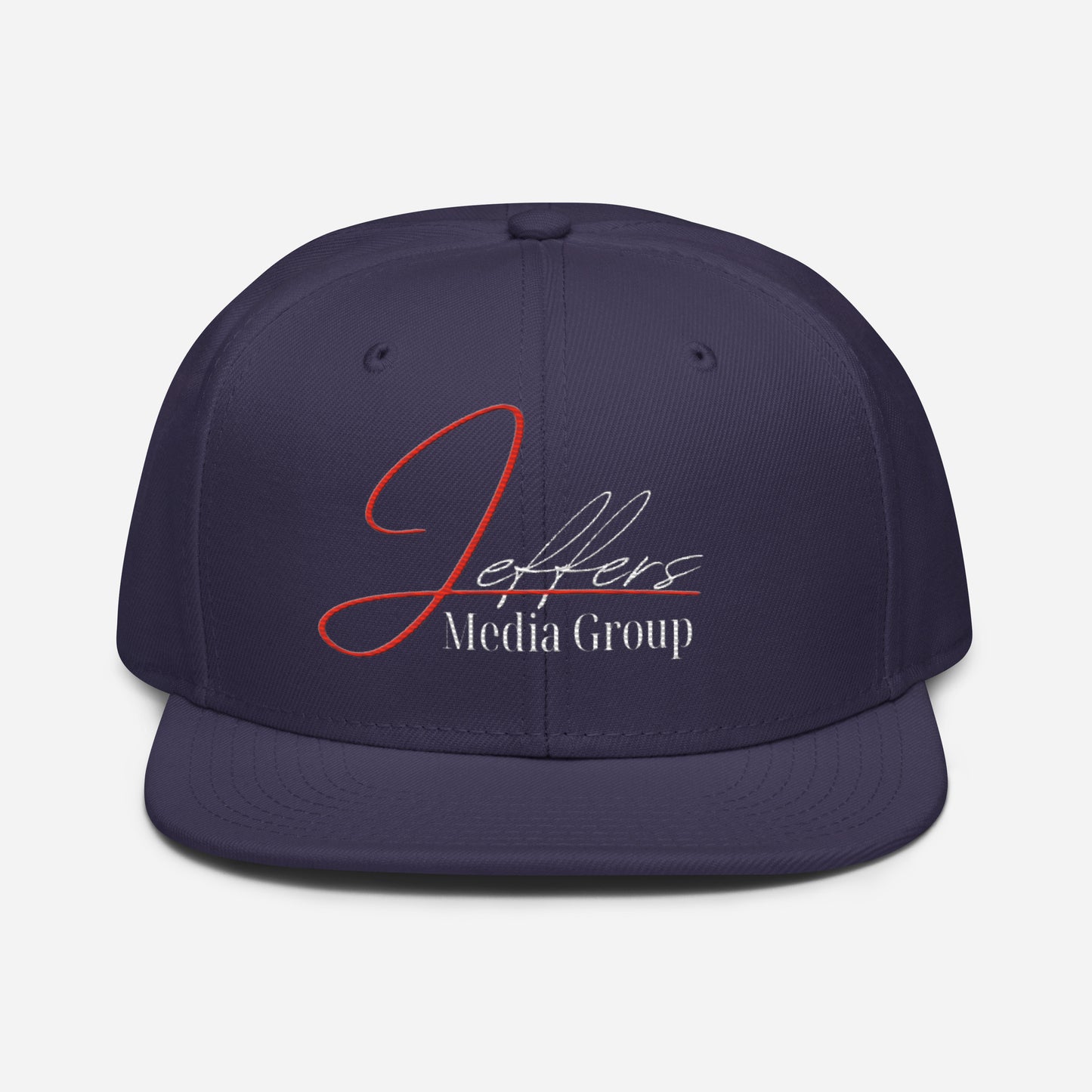 Jeffers Media Group Red J/White (Snapback)